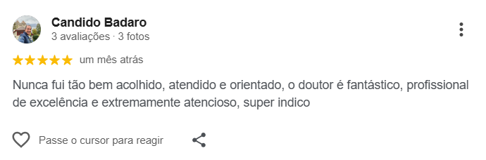 Avaliação Google